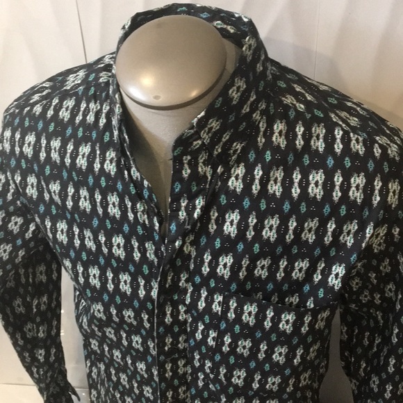 SHADE OF GREY Men’s Long Sleeve Dress Shirt Size L - Picture 5 of 12